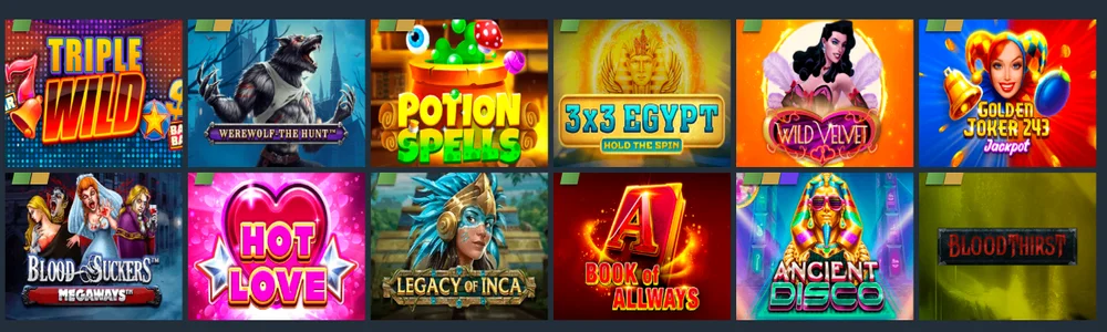 Populāras spēles Jet Casino